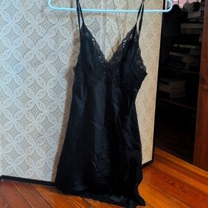 mary green silk lace lingerie slip